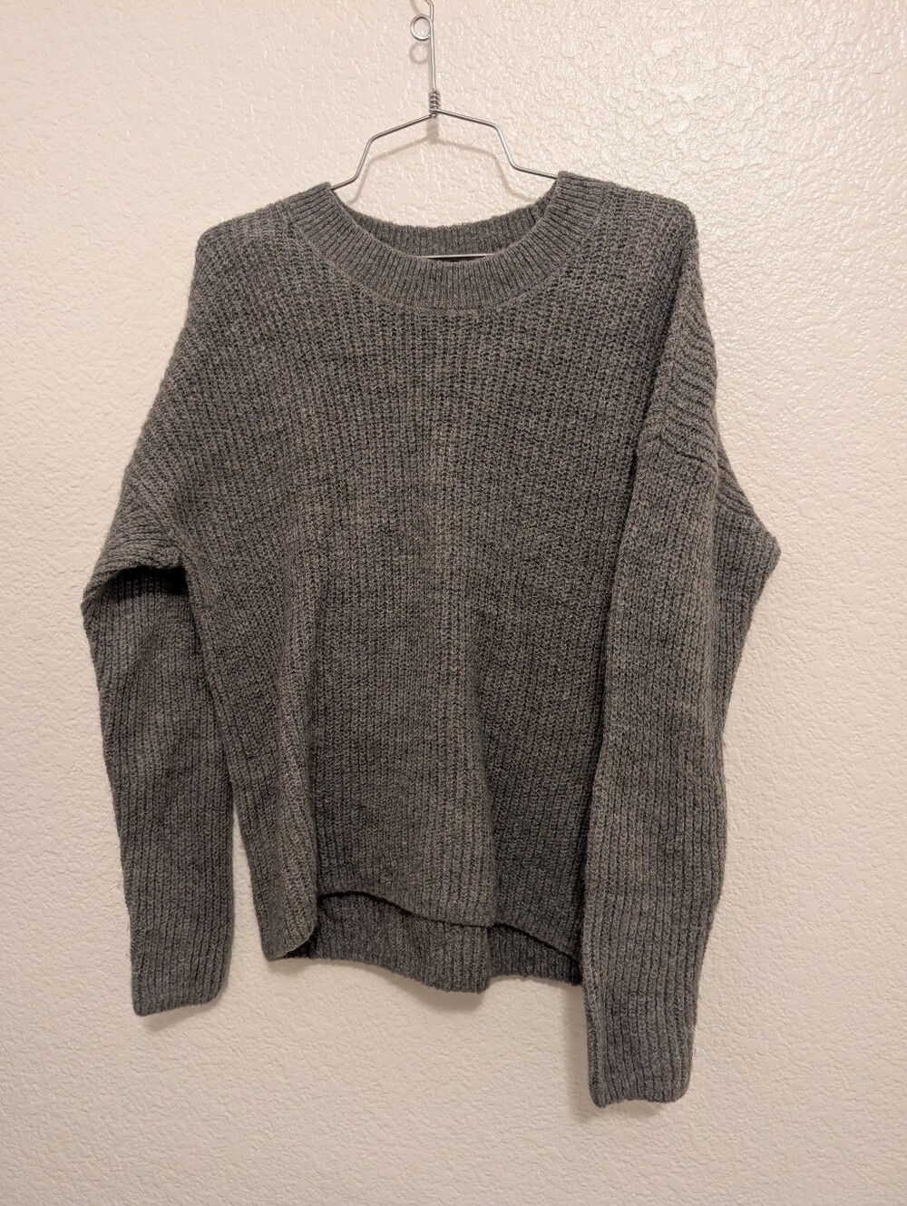 Madewell Gray Alpaca Blend Sweater Size Small